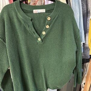 Free People Hailey sweater set size small Green  Worn once